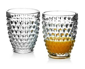 Affekdesign Sada 6 sklenice ELISE DOTS 300 ml čirá