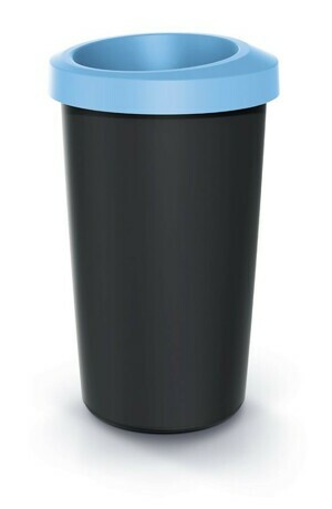 Prosperplast Odpadkový koš COMPACTO světle modrý/černý, varianta 25 l