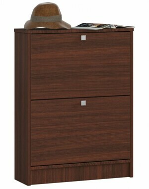 Ak furniture Botník Marienne 60 cm wenge