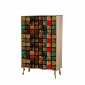 Hanah Home Komoda Multibox 80 cm vícebarevná