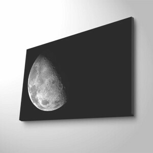 Wallity Obraz s LED osvětlením ZATMĚNÍ MĚSÍCE 45 x 70 cm