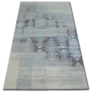 Dywany Lusczow Kusový koberec AKRYLOVÝ PATARA 0146 L.Sand/Tyrkysový, velikost 80x150