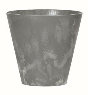 Prosperplast Květináč Tubus Small Oval šedý, varianta 20 cm