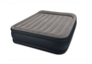 Nafukovací postel Intex 203x152cm s pumpou modro-šedá
