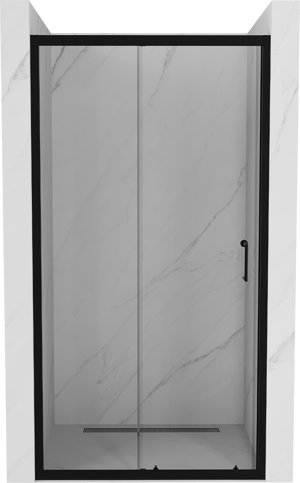 Sprchové dveře MEXEN 120 cm černé