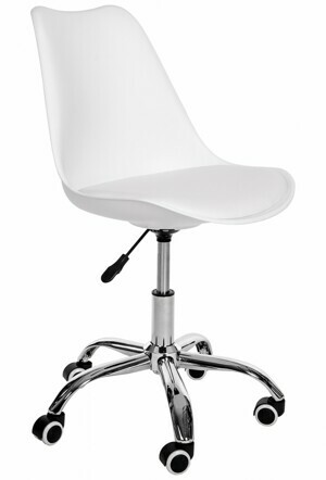 Ak furniture Otočná židle FD005 bílá