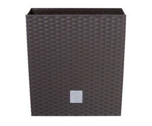 Prosperplast Květináč Rato Flat tmavě hnědý, varianta 17 cm