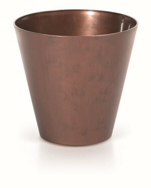 Prosperplast Květináč Tubus Bronze-patinující ocel, varianta 20 cm