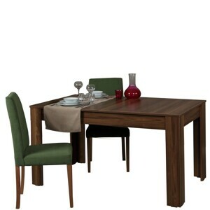 Hanah Home Jídelní rozkládací stůl Bois 150/170 cm ořech