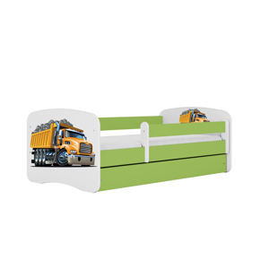 Kocot kids Dětská postel babydreams tatra zelená, varianta 70x140, bez šuplíků, bez matrace
