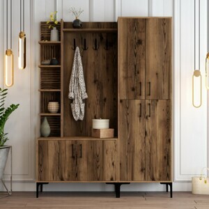 Hanah Home Předsíňová stěna Viyana ořech