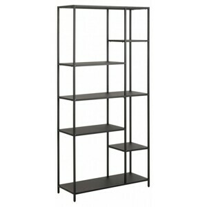 Actona Regál Newcastle 165 cm černý