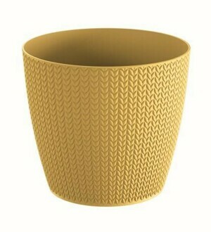 Prosperplast Květináč Wheaty hořčicový, varianta 12,8 cm