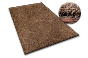 Dywany Lusczow Kusový koberec SHAGGY Izebelie 5cm hnědý, velikost 60x100