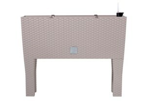 Prosperplast Truhlík RATAN CASE HIGH mocca, varianta 60 cm
