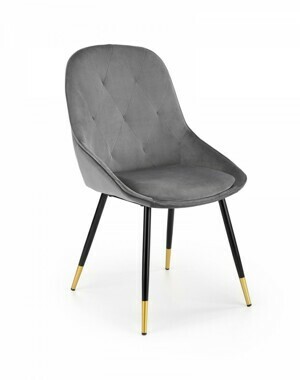 HALMAR Designová židle Liza šedá