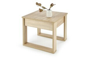 HALMAR Odkládací stolek NEA SQUARE 60 cm dub sonoma