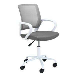 Ak furniture Dětská otočná židle FAUN šedá