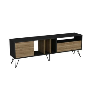 Hanah Home TV stolek Mistico II 180 cm ořech/černý