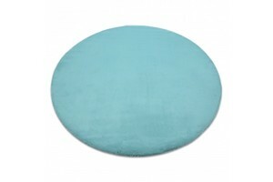 Dywany Lusczow Kulatý koberec BUNNY modrý, velikost kruh 100