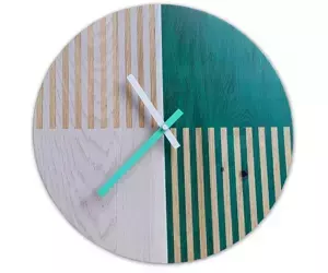 ModernClock Nástěnné hodiny Meer modré