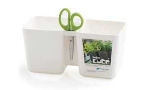 Prosperplast Květináč Twins Herbs bílý
