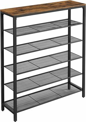 SONGMICS Botník Vasagle Lorado 100 cm hnědý