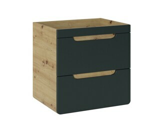 Comad Umyvadlová skříňka Aruba 820 2S dub craft zlatý/černý mat