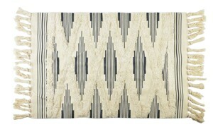Mondex Dekorativní koberec BOHO II 90x60 cm béžový/šedý