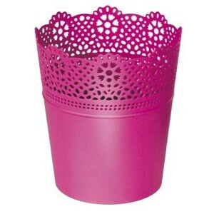 Prosperplast Květináč s krajkou Lace fuchsie, varianta 16 cm