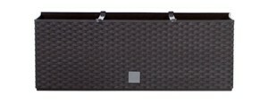 Prosperplast Truhlík RATAN CASE tm. hnědá, varianta 51,4 cm
