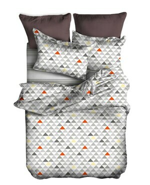 Povlečení z mikrovlákna DecoKing Basic Fizzy, velikost 155x220+80x80*1
