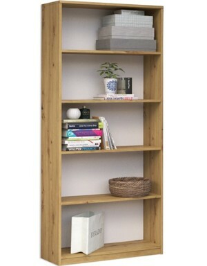 TP Living Knihovna ARTISAN 80 cm dub artisan/bílá
