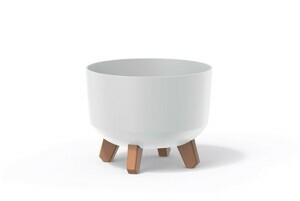 Prosperplast Květináč Gracyeen III bílý, varianta 20 cm