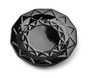Affekdesign Keramický Talíř ADEL 19,5 cm černý