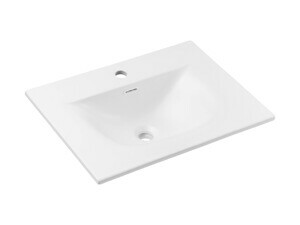 Comad Keramické zápustné umyvadlo Sky1 60 cm matné bílé