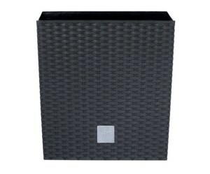 Prosperplast Květináč Rato Flat tmavě šedý, varianta 17 cm