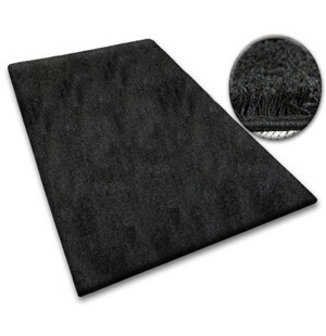 Dywany Lusczow Kusový koberec SHAGGY Izebelie 5cm černý, velikost 60x100