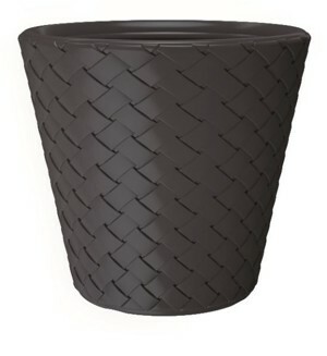 Prosperplast Květináč Mini Matuba tmavě šedý, varianta 29,8 cm