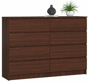 Ak furniture Komoda Rollo X 140 cm wenge
