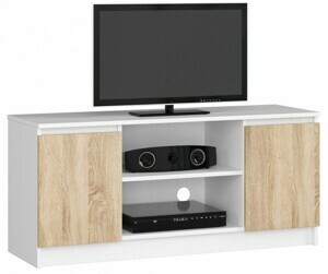 Ak furniture TV stolek Tonon 120 cm bílý/sonoma