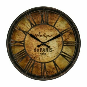 H&S Decoration Nástěnné hodiny Antigue Paris 21 cm
