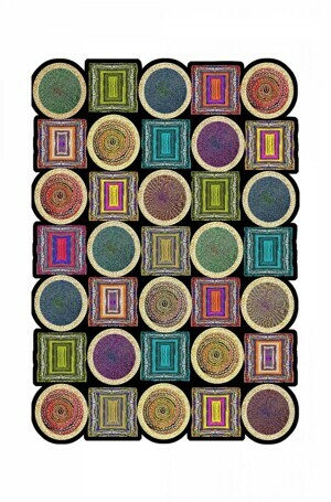 Conceptum Hypnose Koberec Tic Tac Toe 60x100 cm vícebarevný