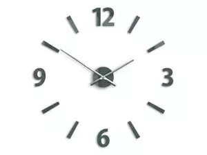 ModernClock 3D nalepovací hodiny Klaus šedé