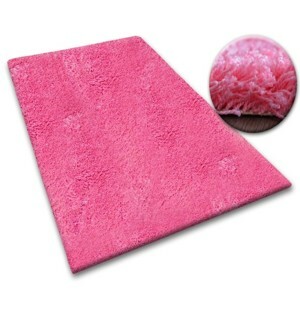 Dywany Lusczow Kusový koberec SHAGGY Izebelie 5cm růžový, velikost 60x100