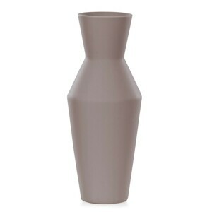 AmeliaHome Keramická váza Giara cappuccino, velikost 10x10x24