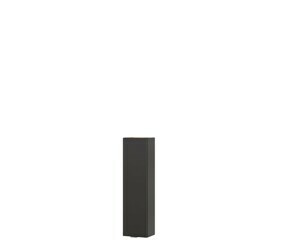 Comad Závěsná koupelnová skříňka Capri 830 1D černý mat/dub kraft zlatý