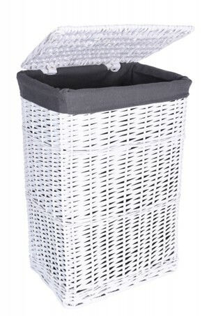 TZB Proutěný koš VARITAS 114 l bílý