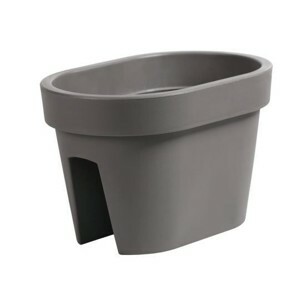 Prosperplast Květináč Lofly Railing šedý