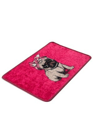 L'essentiel Koupelnová předložka Pug DJT 40x60 růžová